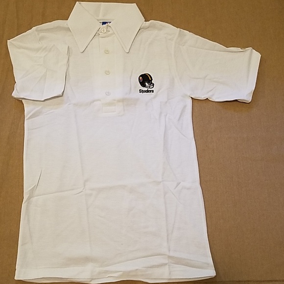 NWOT Vintage Pittsburgh Steelers Champion ss polo - Picture 1 of 4